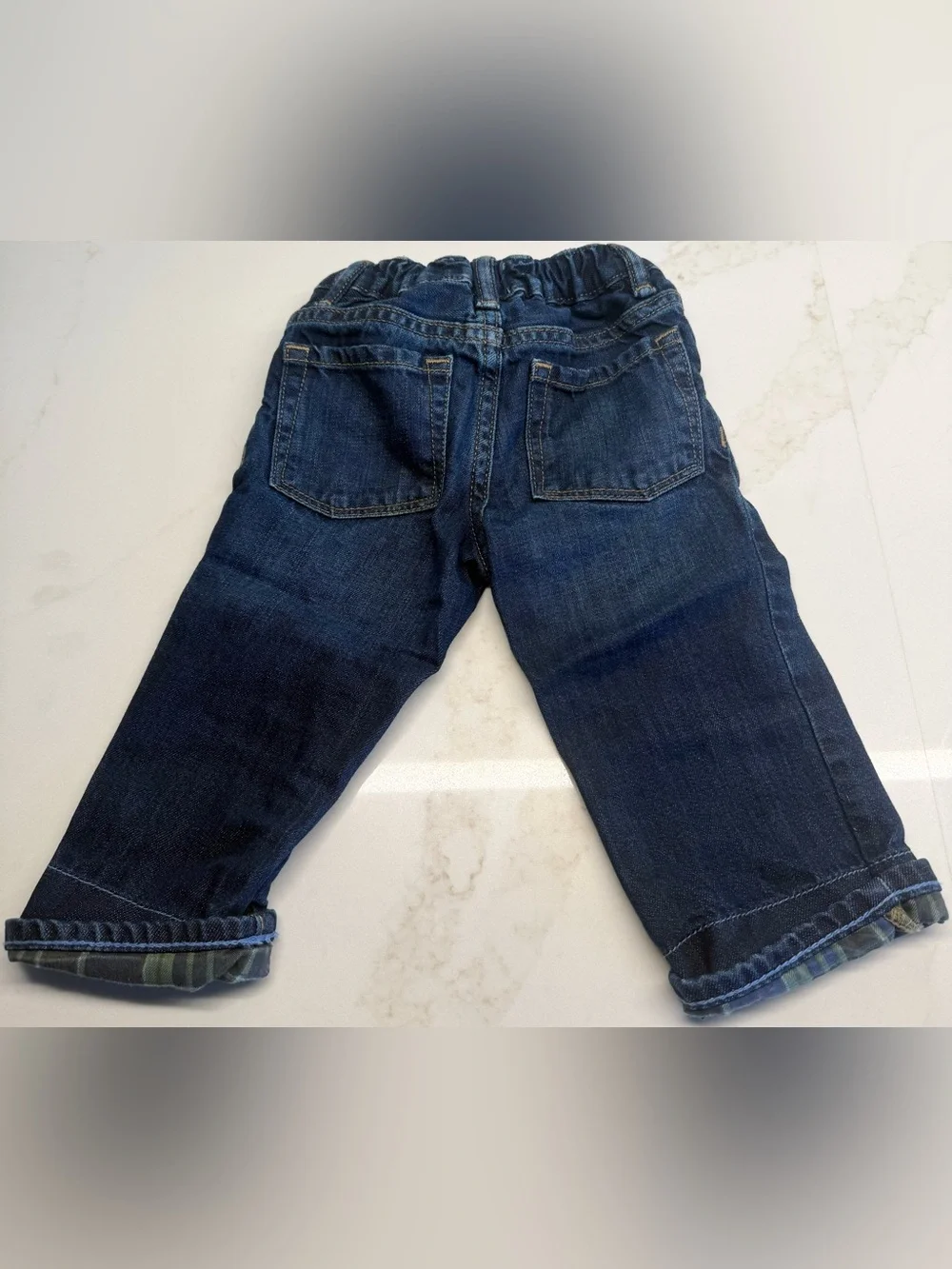 Baby Gap 12-18M Boys Jeans Bundle 3 Denim Pants Pull-On & Snap Waist